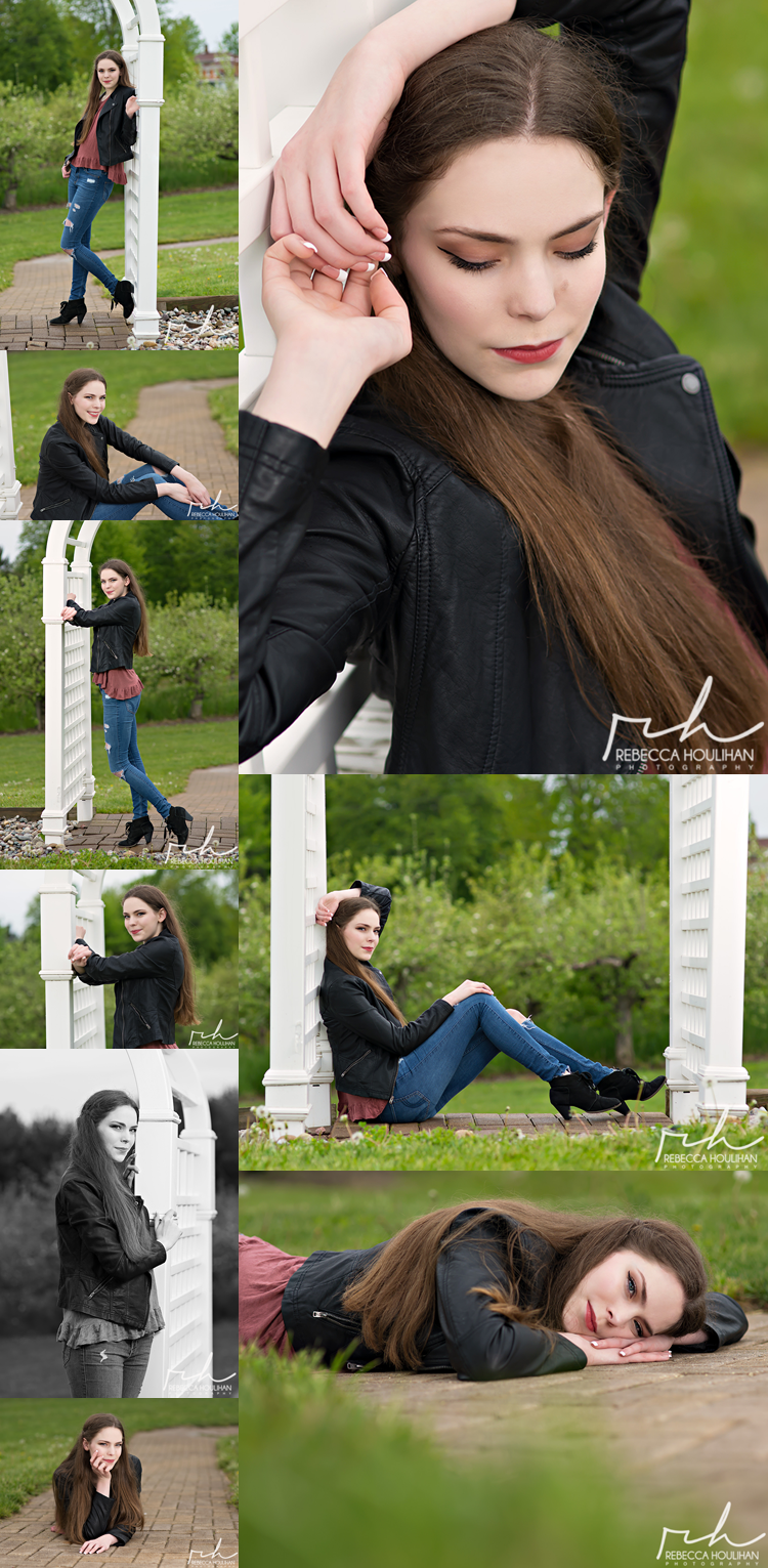 Michigan portrait photographer takes senior pictures in Charlotte at the Country Mill
